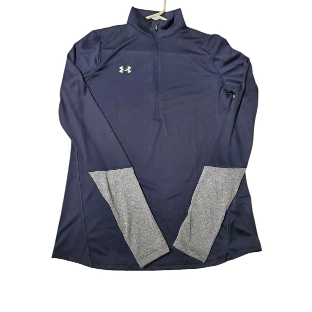 Women’s Under Armor UA Locker 1/2 Zip Activewear Loose Fit Top, Size Small. - Picture 2 of 13